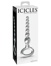 Load image into Gallery viewer, ICICLES NO. 67 - CLEAR CURVED GLASS ANAL BEADS &amp; DILDO
