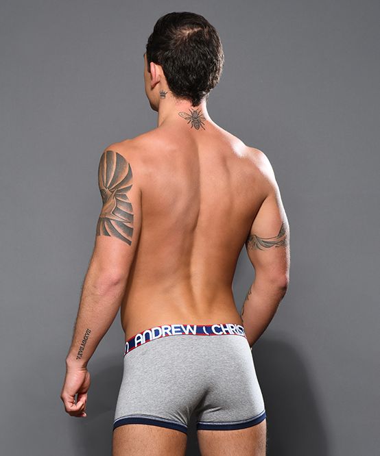 Almost Naked Cotton Boxer Grey